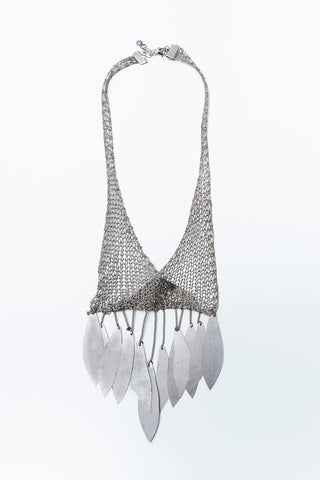 Collar malla FL Private Collection plata