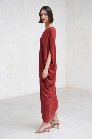 Vestido Amanda cereza