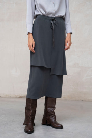 FALDA CHIAVARI SOBRECAPAS GRIS