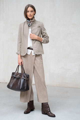 Saia-calça Modica taupe