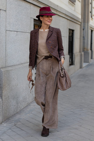 Sombrero Verona burdeos | Rivera x Alexia Álvarez de Toledo