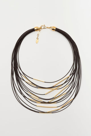 Collar Teraldo marrón FL Private Collection