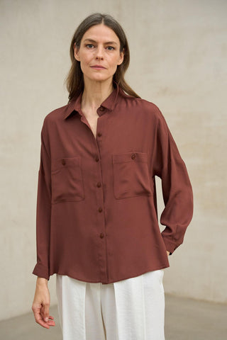 Camisola Arlen castanha