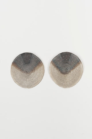 Large multicolored Corela earrings