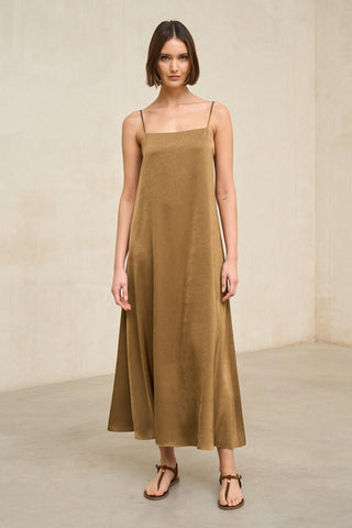 Vestido Odine camel