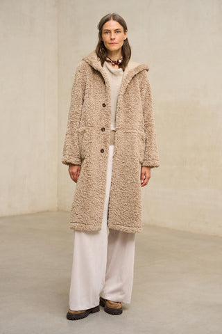 Abrigo Montara beige reversible