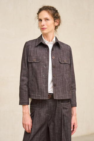 Noa brown denim jacket