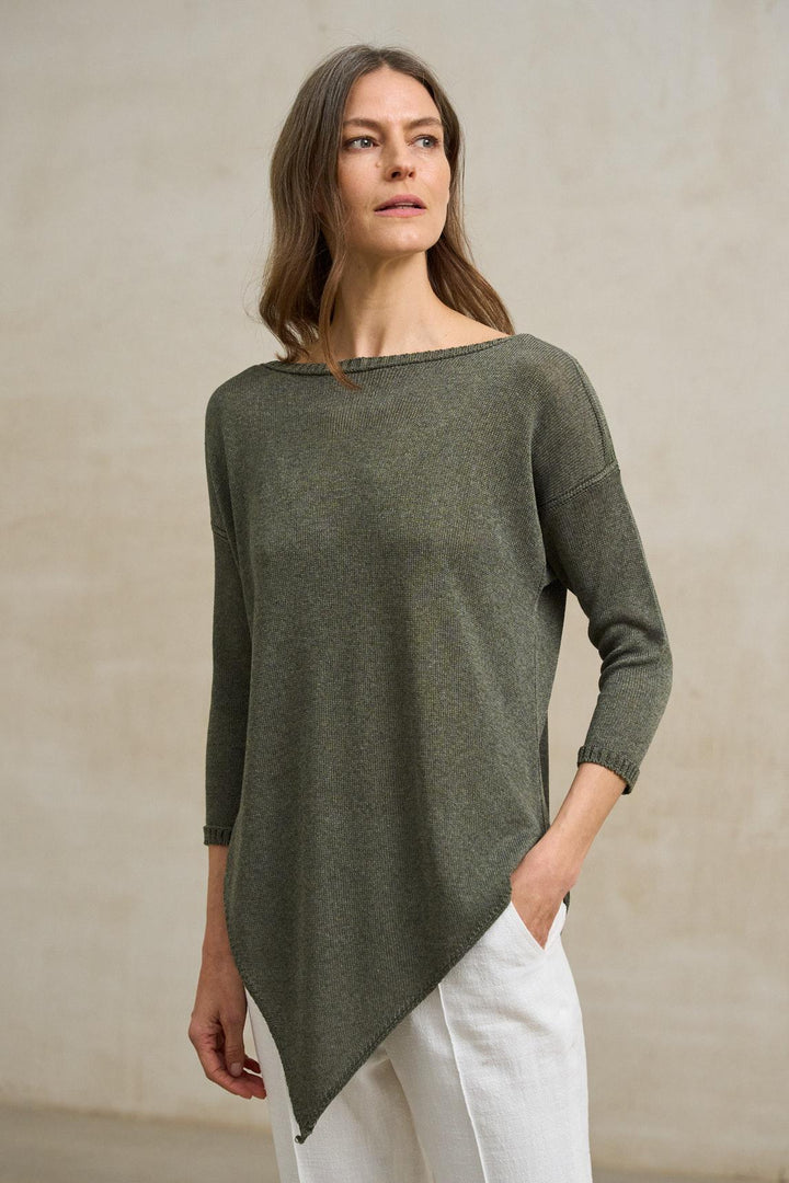 Jersey de punto Élinor verde