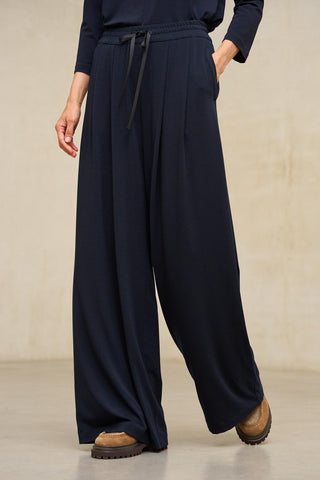Hune Navy Blue Trousers