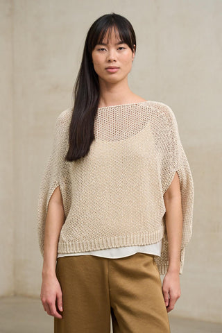 Jersey Calero beige de punto ligero