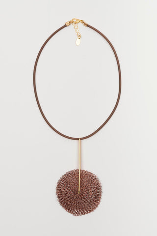 Beltrio Copper Mesh Necklace FL Private Collection