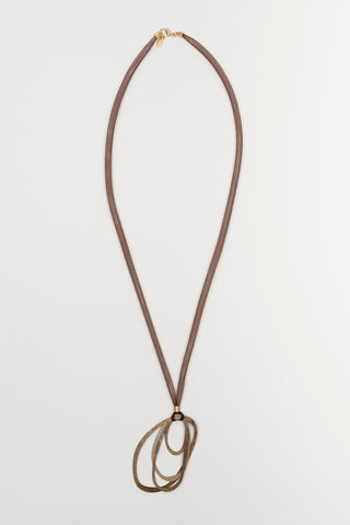 Collar Lousame bronce y dorado FL Private Collection