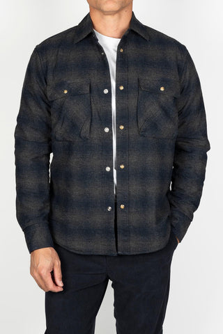 Queraldo shirt in blue and grey