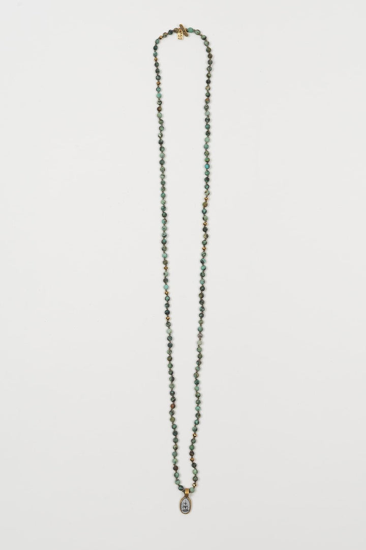 Zenvy turquoise necklace