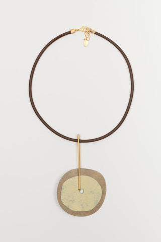 Collar Sendaro bronce y dorado FL Private Collection