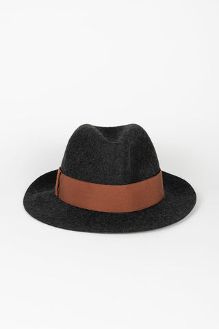 Sombrero Daloa gris oscuro