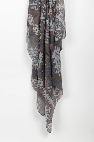 Brown Tavena scarf