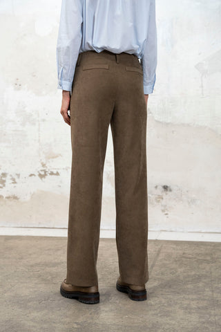 PANTALON RECTO MARRON