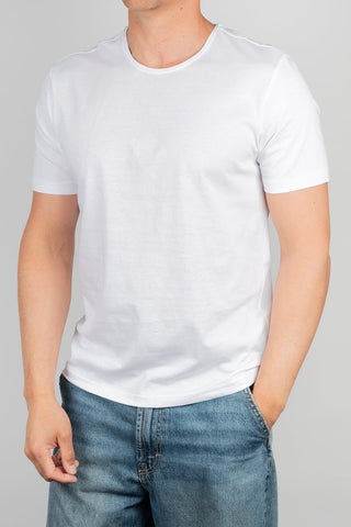CAMISETA GUY BLANCO PESPUNTE LIMA