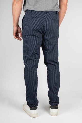 PANTALON GUY AZUL RAYAS