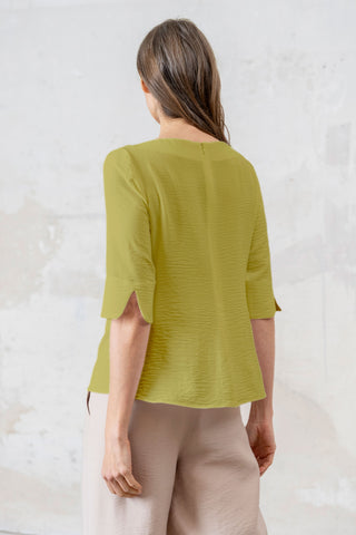 TOP RECOGIDO DELANTERO MUSGO