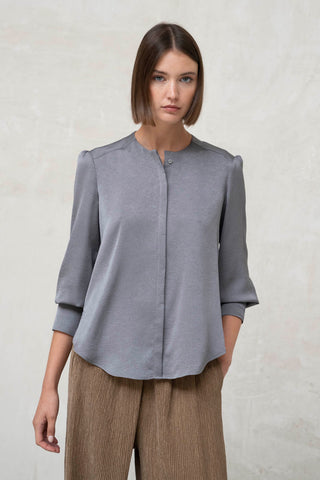 CAMISA CUELLO CAJA GRIS MEDIO