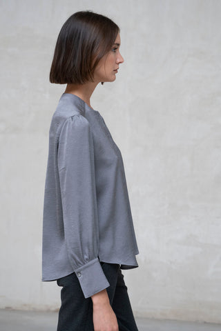 CAMISA CUELLO CAJA GRIS MEDIO
