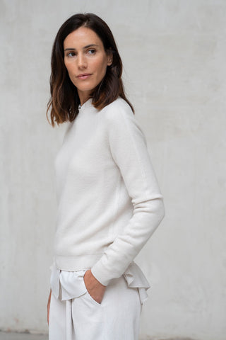 JERSEY LANA Y CASHMERE CRUDO