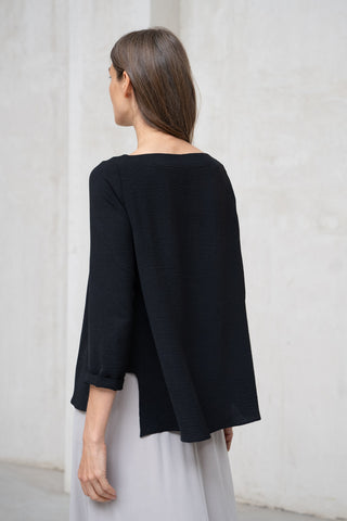 JERSEY TREVI CUELLO BARCO NEGRO