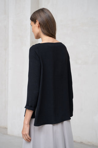 JERSEY TREVI CUELLO BARCO NEGRO