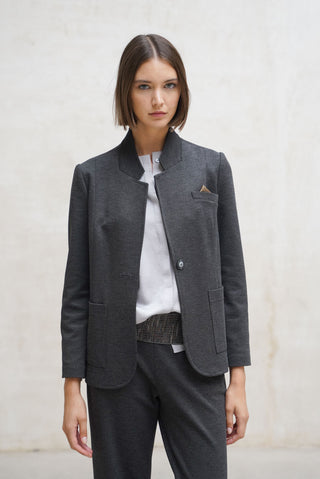CHAQUETA FERRARA MASCULINA GRIS OSCURO