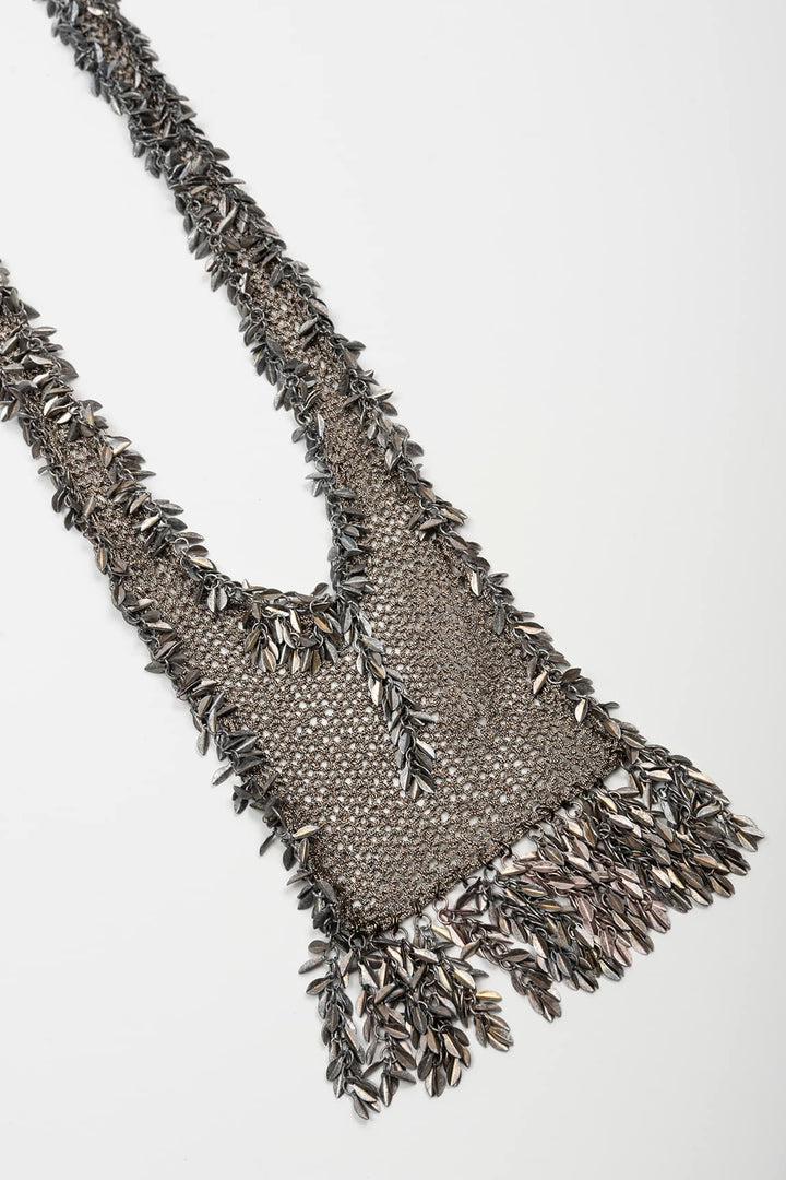 Orelia necklace, antique silver, FL Private Collection