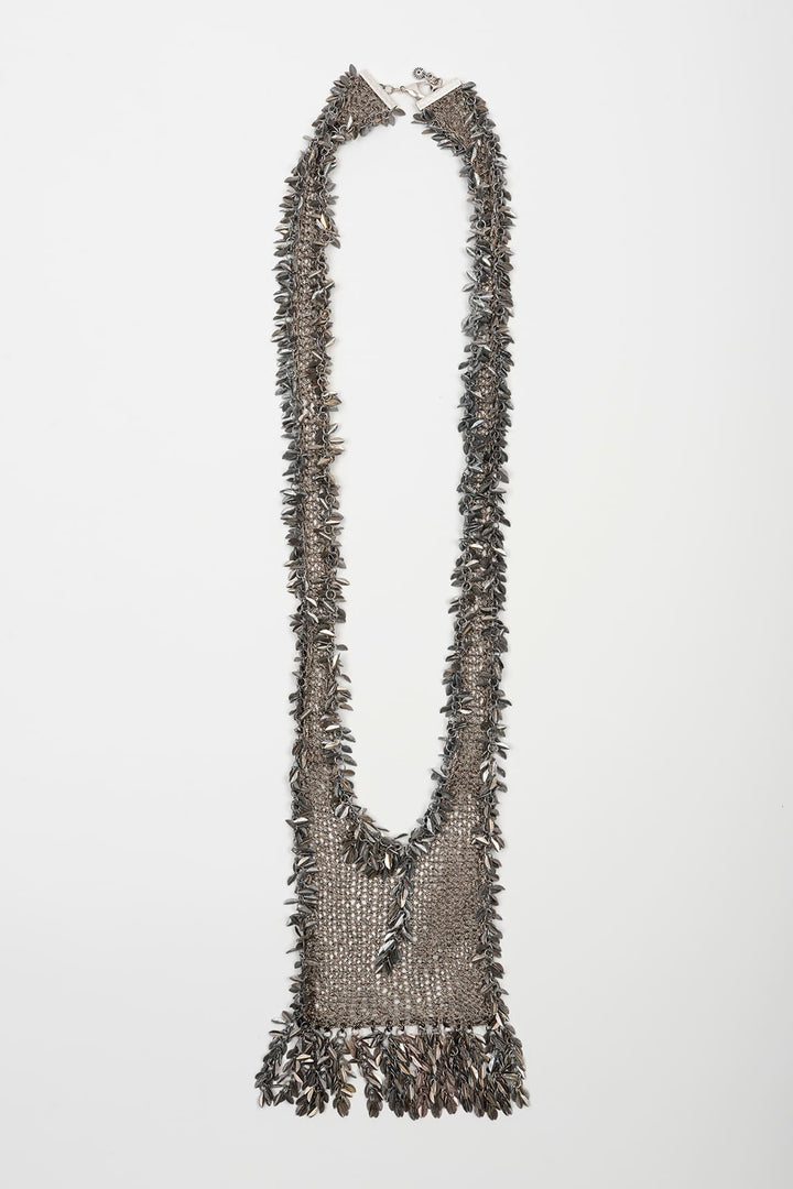 Orelia necklace, antique silver, FL Private Collection