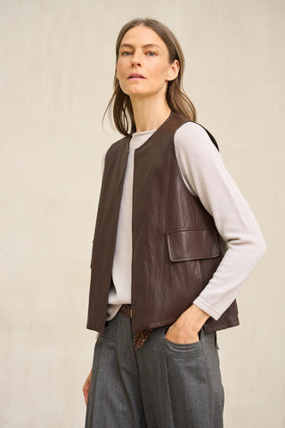 Arlet brown vest