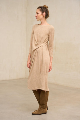 Vestido Belurena beige