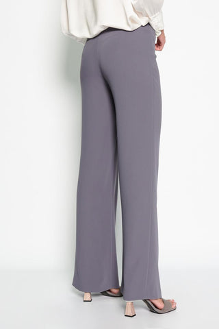 Pantalón palazzo gris lavanda