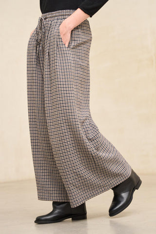 Elvar micro gingham trousers