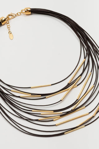 Teraldo necklace in brown FL Private Collection