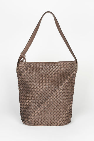 Braided taupe Baira bag