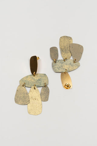 Brincos Narev bicolores FL Private Collection
