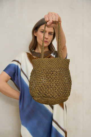 Maelis handbag, aged gold