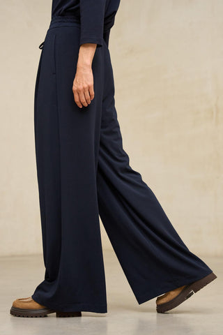 Hune Navy Blue Trousers