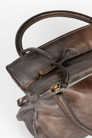 Bolso Mesti mini marrón envejecido