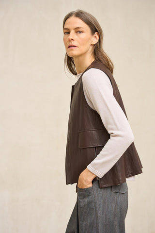 Arlet brown vest