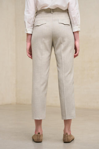 Leto melange stone pants