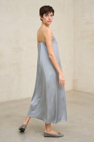 Soreya dress, smoke blue