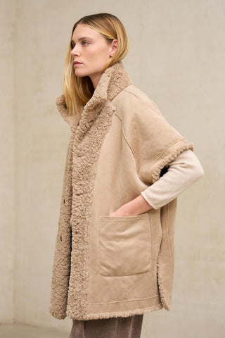 Abrigo Alvoria topo reversible