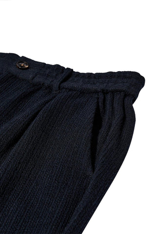 Mos Mosh navy blue Baldo trousers