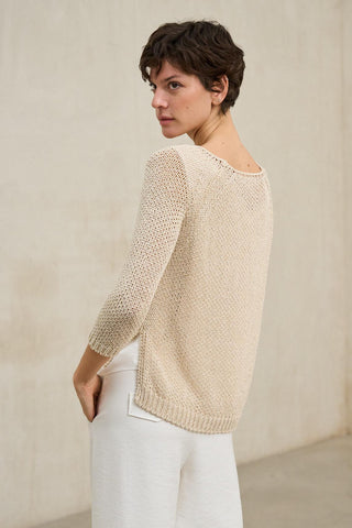 Camisola Évela bege areia