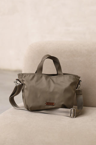 Bolso Lyra Mini nylon caqui